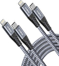iPhone Fast Charger 10FT 2Pack, USB C to Lightning Cable by OHBOX