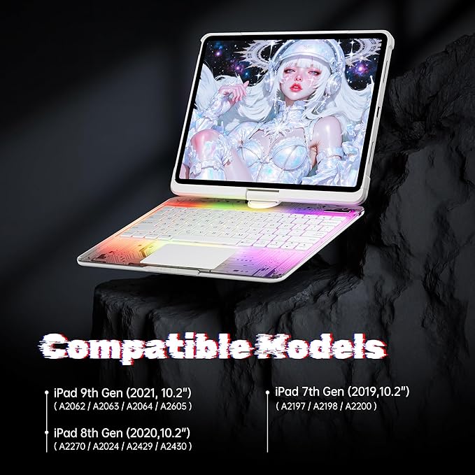 KITONE Transparent Case with Wireless Keyboard - Image 2