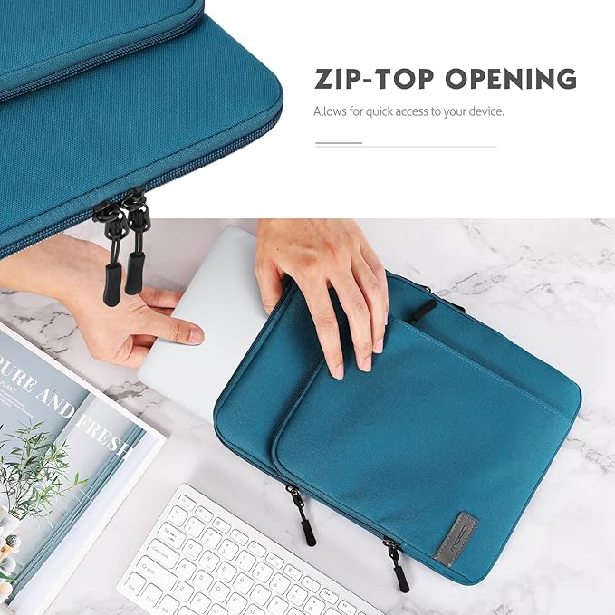 MoKo Laptop Sleeve Bag for 13.3-14 Inch, Notebook Carrying Case - Image 5