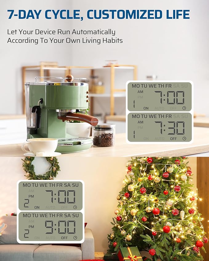 DEWENWILS 7 Day Heavy Duty Timers - Image 3
