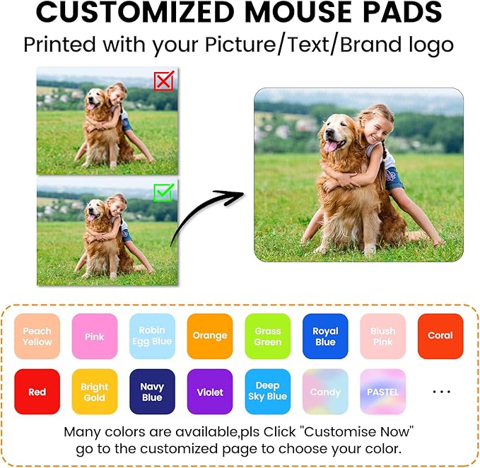 Custom Mouse Pad, Personalized Mouse Pad - Image 4