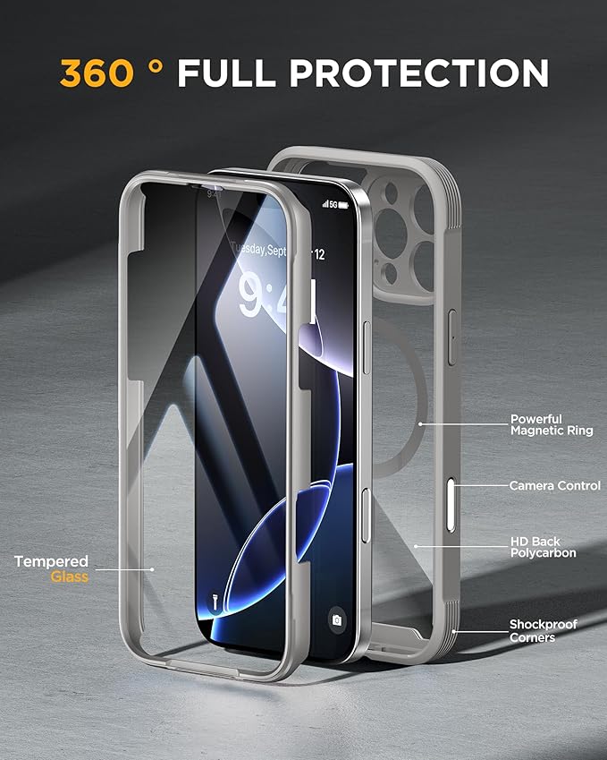 Miracase for iPhone 16 Pro Case Full-Body Phone - Image 2