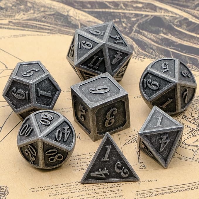 Metal Dice Set, HNCCESG Polyhedral D&D Dice - Image 3