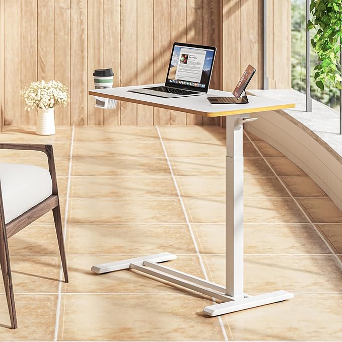 SANODESK Medical Adjustable Overbed Bedside Table - Image 7