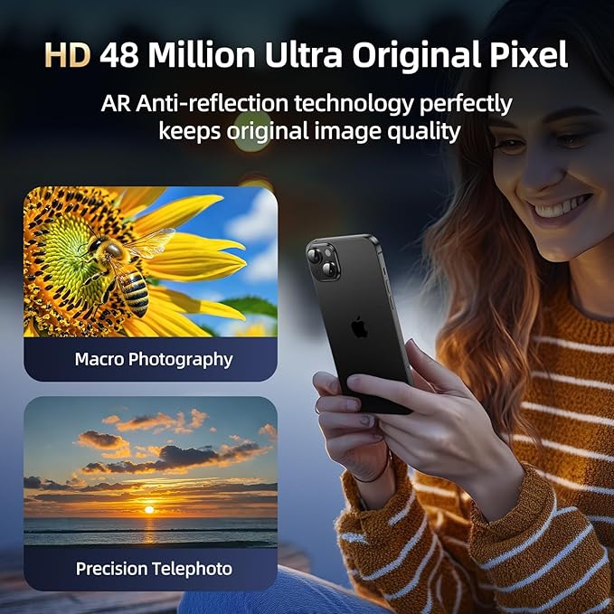 Compatible with iPhone 15/iPhone 14/iPhone 14 Plus/iPhone 15 Plus Camera Lens - Image 3