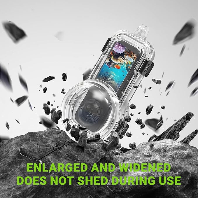 Invisible Dive Housing Case for Insta360 X5, Waterproof Up to 60M/196ft - Image 3
