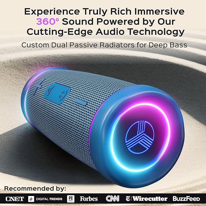 TREBLAB HD77 - Portable Bluetooth Speaker - Powerful 360° Sound, 30W Audio - Image 2