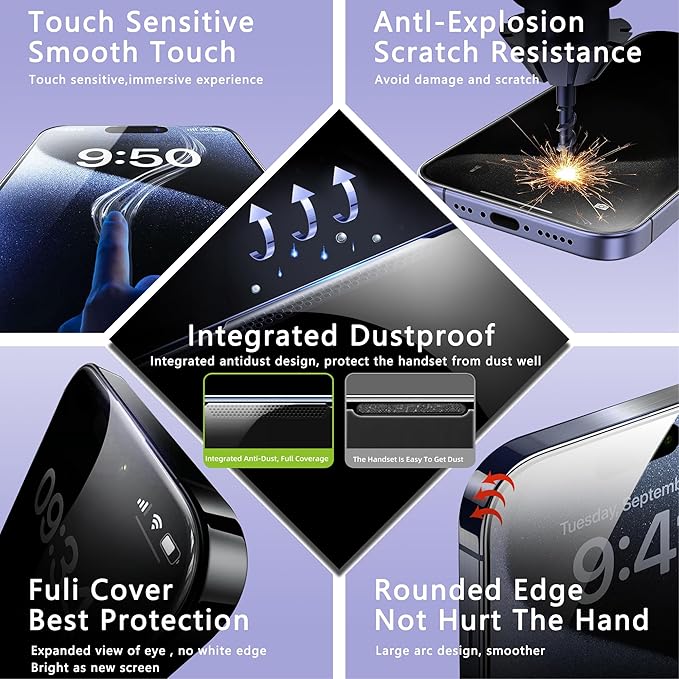 2 Pack Anti Blue Light Matte Screen Protector - Image 7