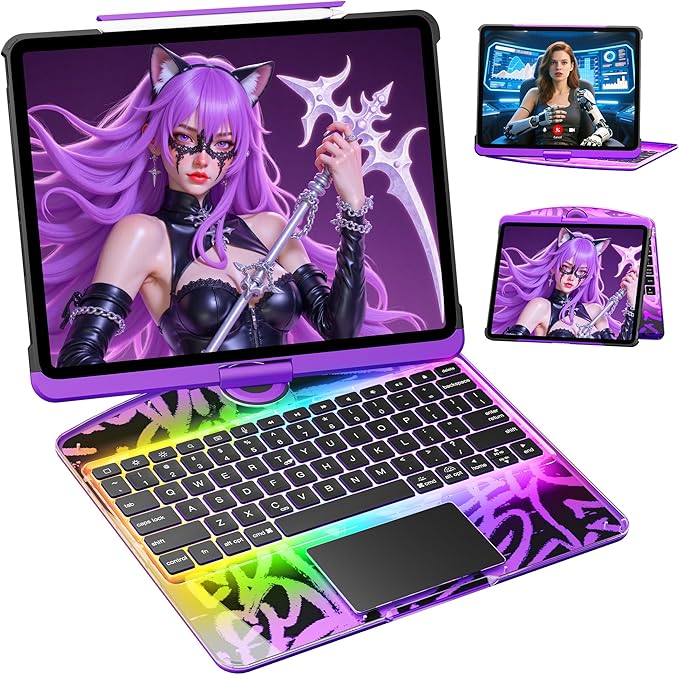 KITONE Transparent Case with Wireless Keyboard only by Unknown