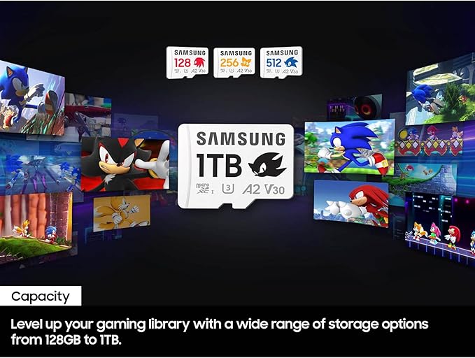Samsung PRO Plus Sonic The Hedgehog + Adapter, 1TB microSDXC, Up-to 180MB/s - Image 4