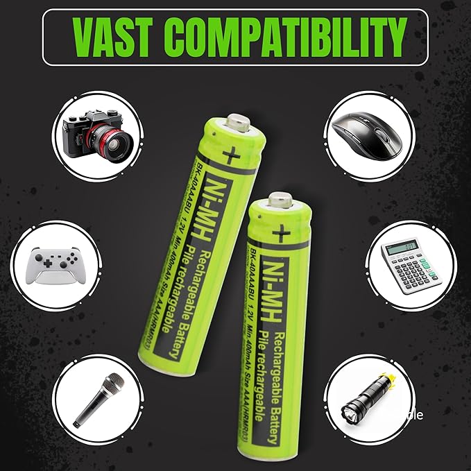 RocketBus 8-Pack BK-40AAABU Replacement Battery - Image 7