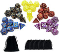 SmartDealsPro Retro Polyhedral Dice Sets by SmartDealsPro