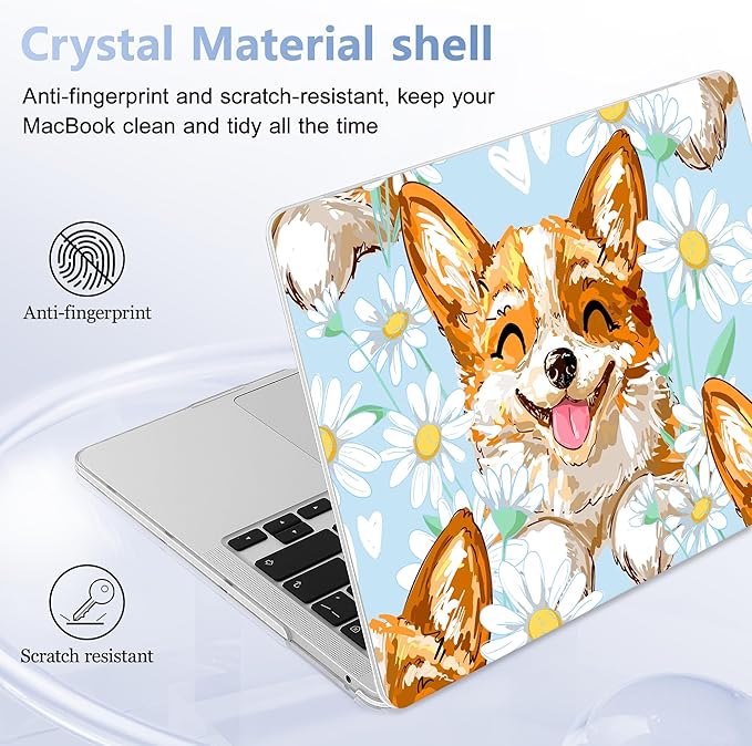 Case for MacBook Pro 13 inch with/Without Touch Bar, Hard Shell + Keyboard - Image 6