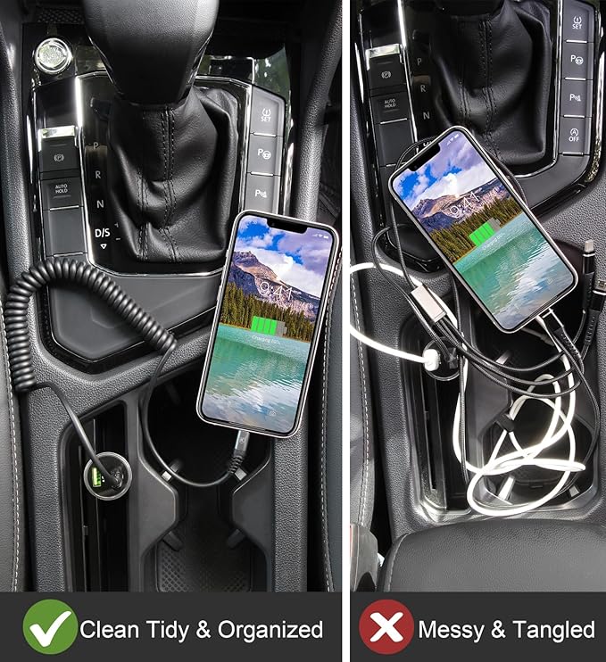 Coiled Lightning Cable, iPhone Charger Cable 3FT - Image 5