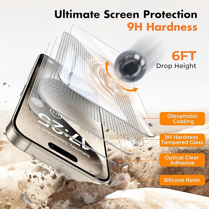 UNBREAKcable Shatterproof Tempered Glass Screen Protector - Image 4