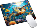 Mouse Pad, Cute Ocean Colorful Turtle Mouse Pads by HUOCAIREN