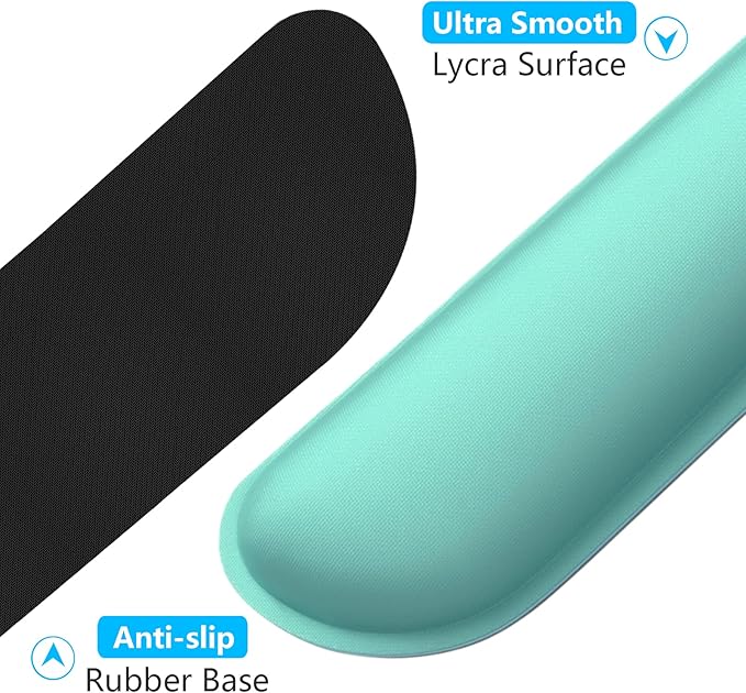 Dapesuom Enlarge Keyboard Wrist Rest Pad, Cute Memory Foam Wrist Rest - Image 4