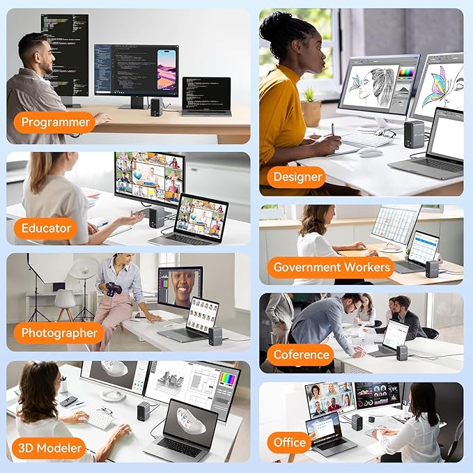 TobenONE Docking Station Dual Monitor - Image 6