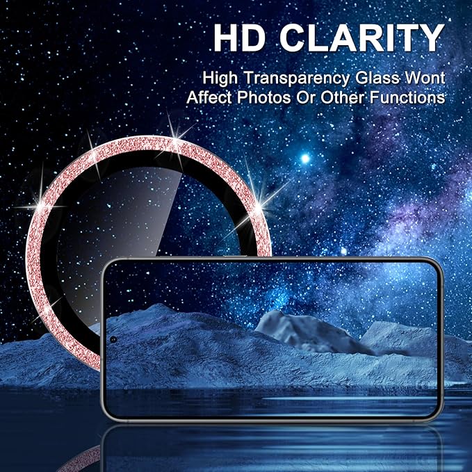 for Samsung Galaxy S25 Plus Camera Lens Protector, Individual Metal Ring - Image 4