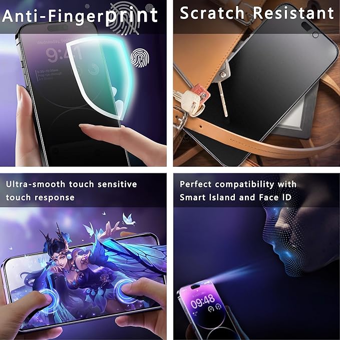 2 Pack Matte Privacy Screen Protector - Image 7