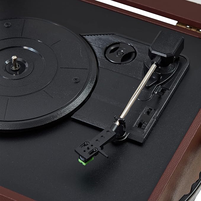 Arkrocket 3-Speed Bluetooth Record Player Retro Turntable - Image 8