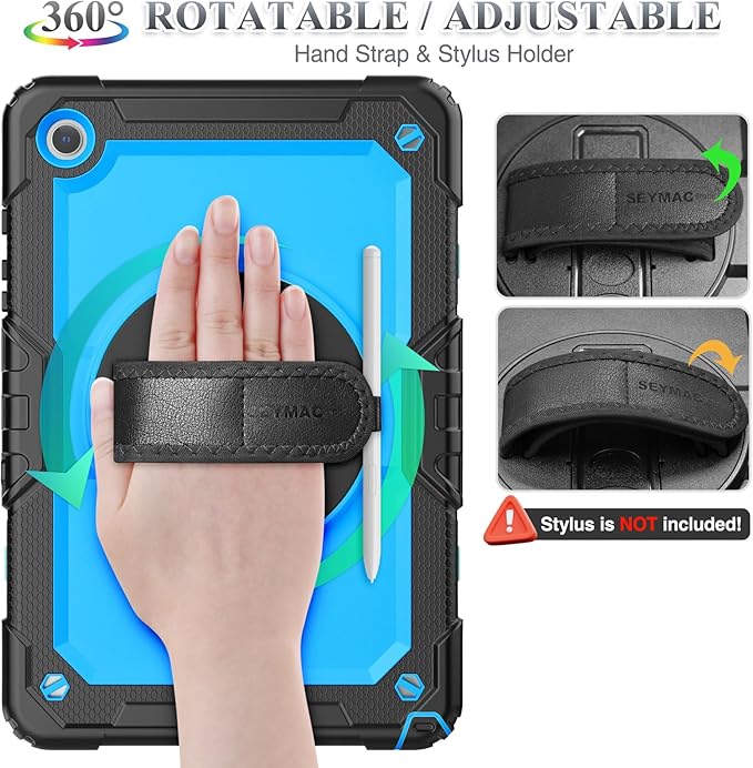 SEYMAC stock Case for Samsung Galaxy Tab A9+ Plus 11'', Full-Body Drop - Image 3
