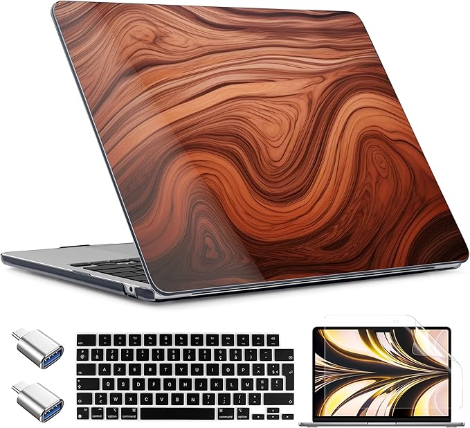 TWOLSKOO Compatible with M4 MacBook Air 15 inch Case 2025-2023 Released Model by TWOLSKOO