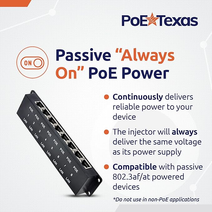 PoE Texas 8 Port Injector - Image 5