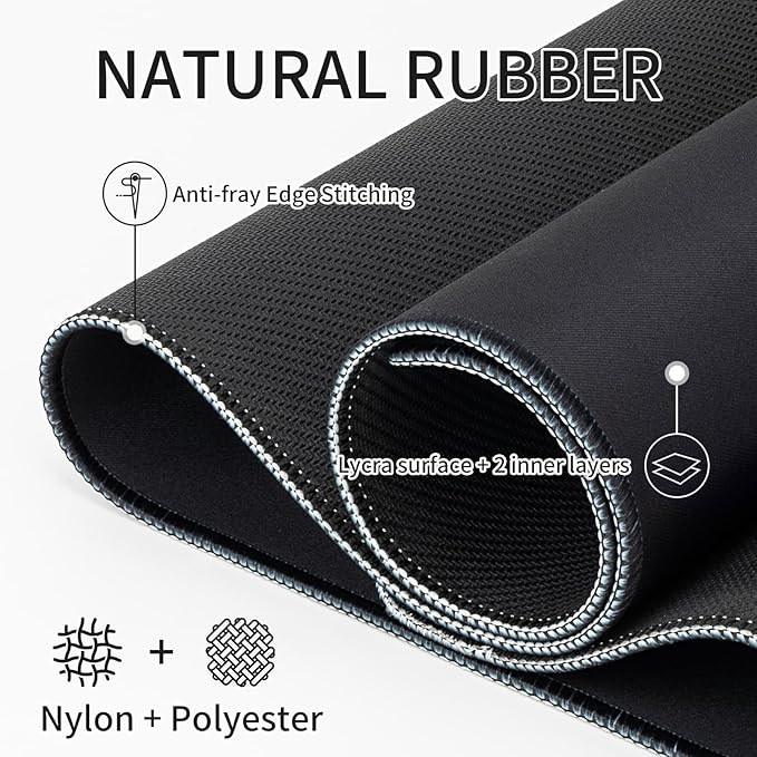 RAINYEAR Large Gaming Mouse Pad, Computer Mousepad - Image 2