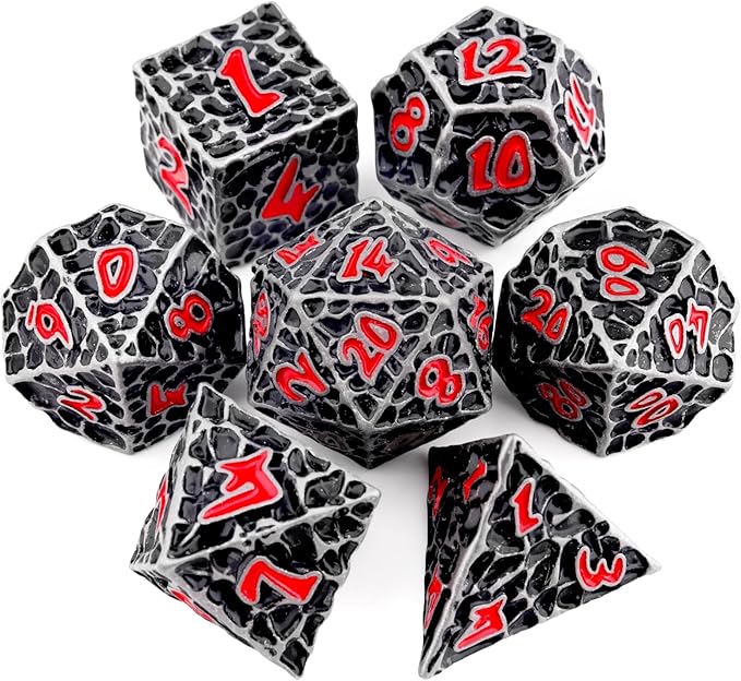 Haxtec DND Dice Set Polyhedral D&D Dice Compatible by HaxtecDice
