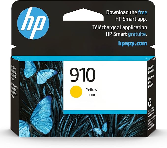 HP 910 Yellow Ink Cartridge | Works by HP