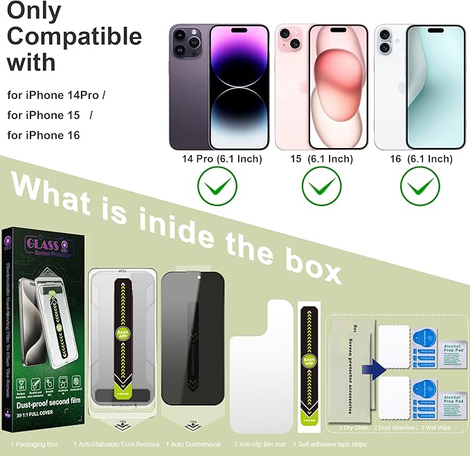 9H Tempered Glass, Full Coverage, Anti-Fingerprint, Auto Dust Removal, - Image 6