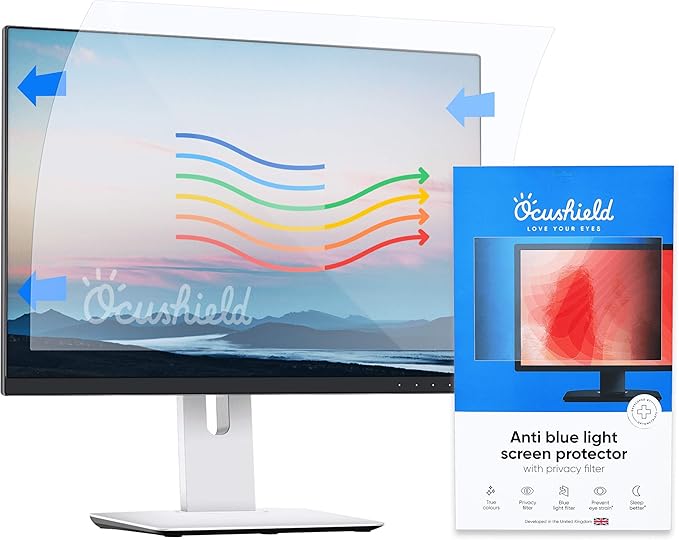 Ocushield 21” Premium Anti Blue Light Screen Protector by Ocushield-BlueLightFilteringScreenProtectorGlasses
