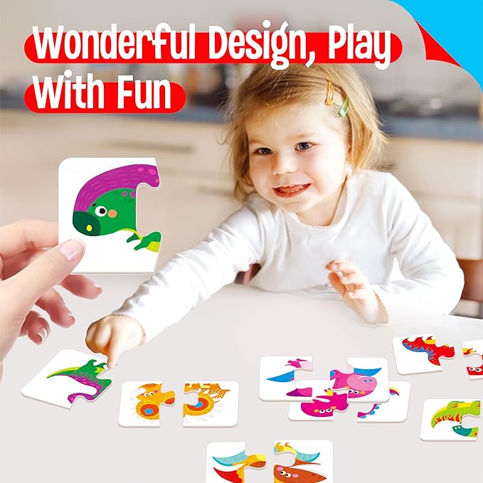 48 Dinosaurs Matching Puzzles - Image 5