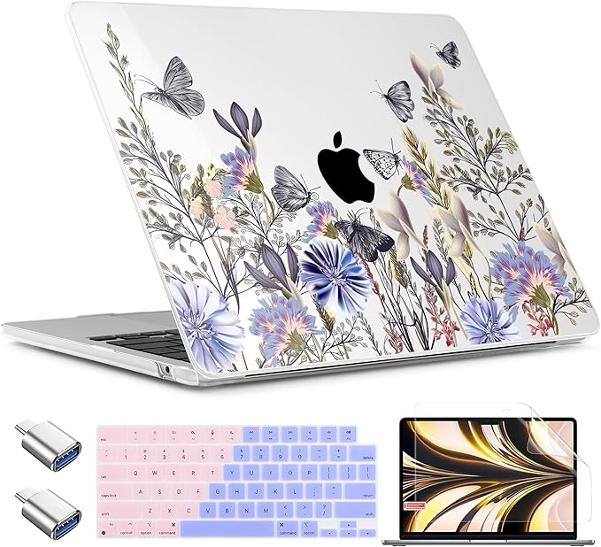 TWOLSKOO Compatible with M4 MacBook Air 15 inch Case 2025-2023 Released Model by TWOLSKOO