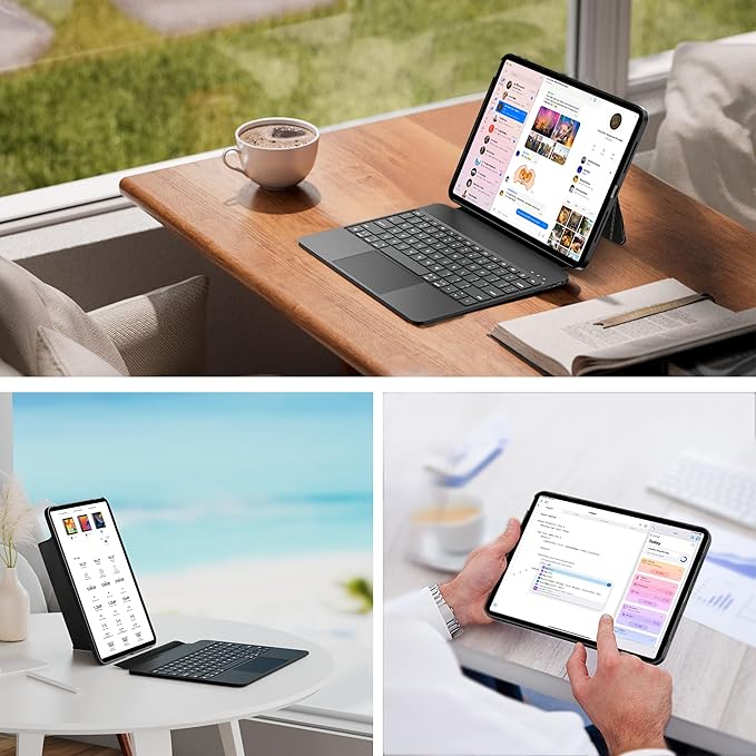 Detachable Keyboard Case for Apple iPad Pro 13 inch 2024: Wireless Backlit - Image 6