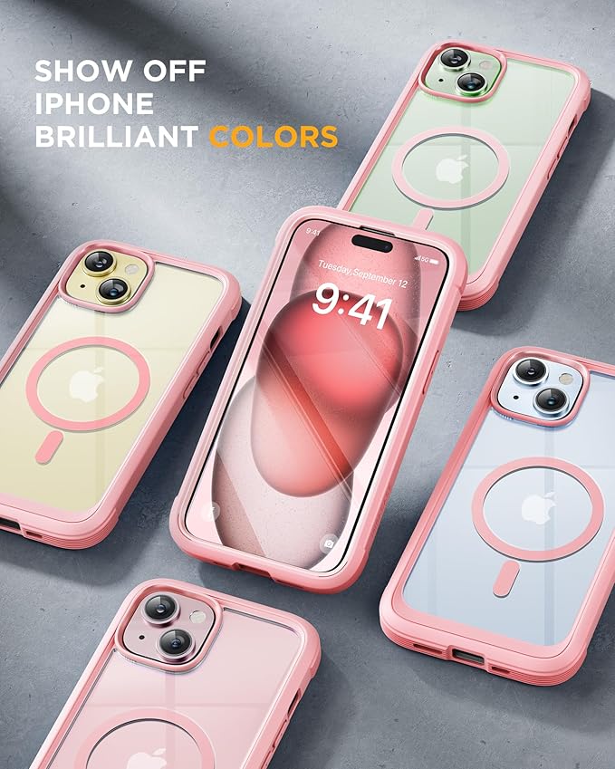 Miracase Magnetic for iPhone 15 Plus Case 6.7'' Full-Body Military Drop Proof - Image 7