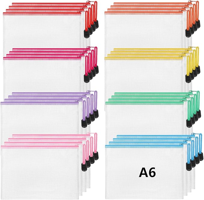 Jetec 32 Pcs Mesh Zipper Bags Toy Storage Bikini Organizer Bag Bolsas Para by Jetec