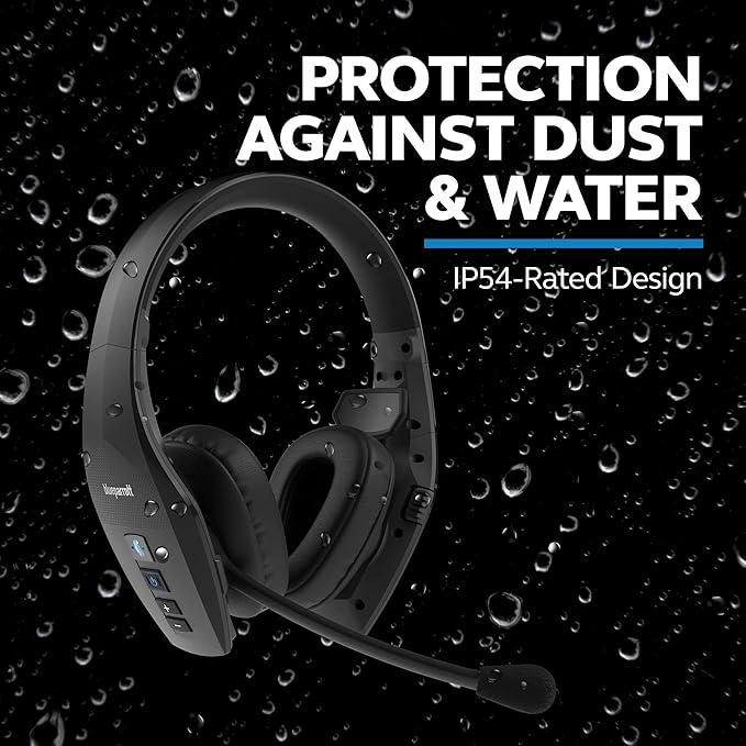 BlueParrott S650-XT Bluetooth Wireless Headphones 96% Noise Canceling Over Head - Image 7