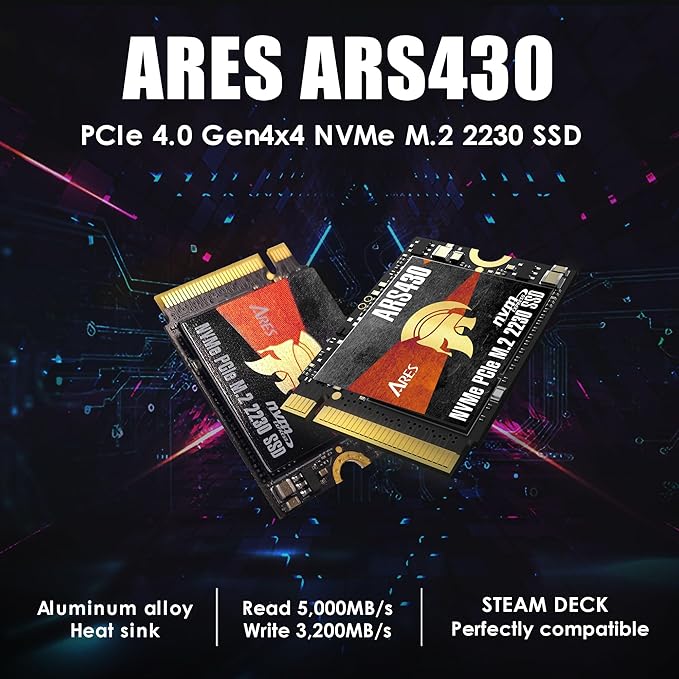 DATO M.2 2230 SSD 1TB, PCIe Gen 4x4 NVMe Internal Solid State Drive - Image 3