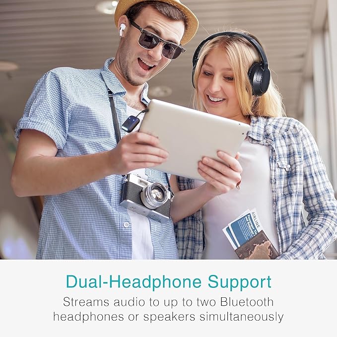 MEE audio Connect Air in-Flight Bluetooth Wireless Audio Transmitter, - Image 3