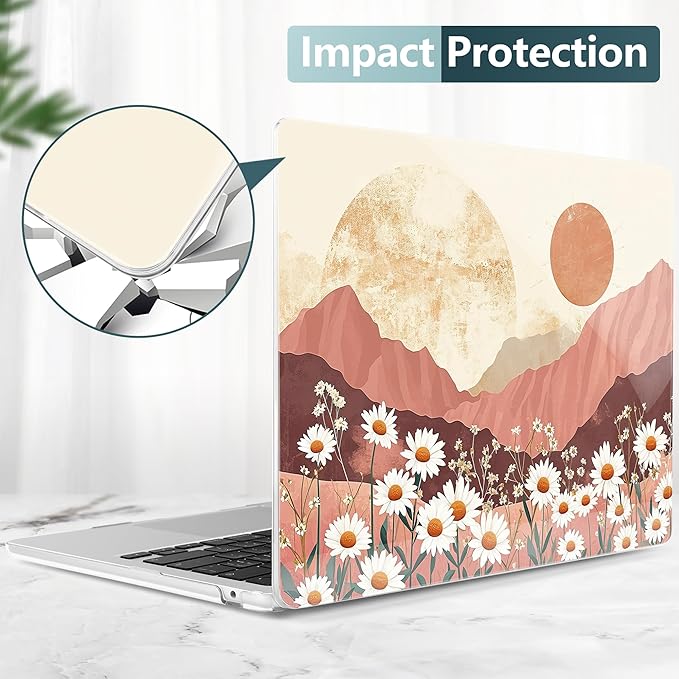 TWOLSKOO Compatible with M4 MacBook Air 13.6 inch Case 2025-2022 Release M4 - Image 6