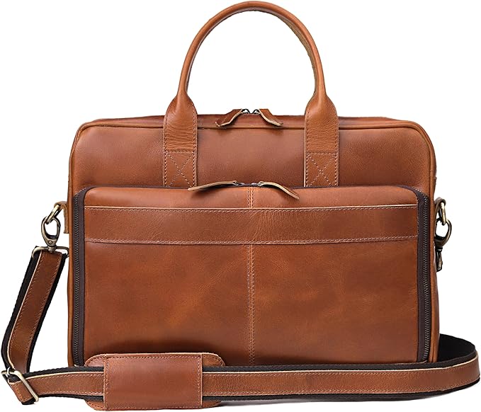 VC VINTAGE COUTURE Leather briefcase bag - Image 8