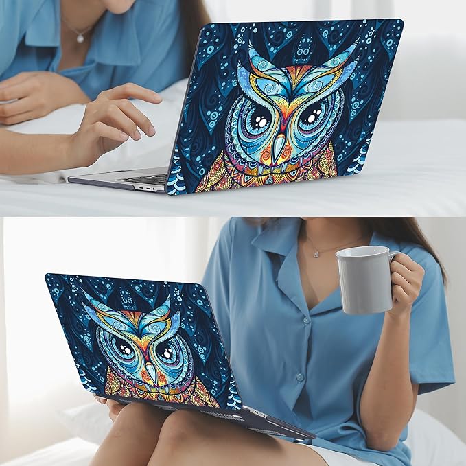 Mektron Cute Owl Plastic Hard Shell Cover - Image 7