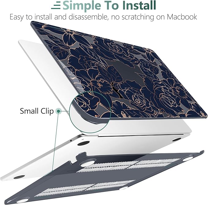 TWOLSKOO for M4 MacBook Air 13.6 inch Case 2025-2022 Release M4 A3240 M3 A3113 - Image 3