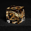 D6 Dice Set – 10× Six-Sided Resin Dice by DiceBell
