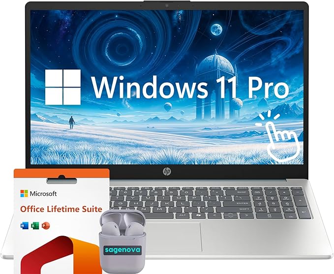 HP Touch Screen Laptop Computer, 15.6" FHD IPS LED Touchscreen Laptop 32GB RAM by HP