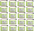 HQRP 20-Pack Cordless Phone Battery Compatible by HQRP