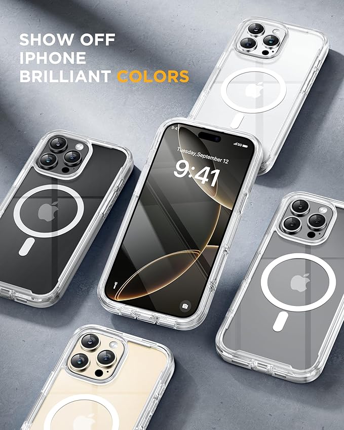 Miracase Magnetic for iPhone 16 Pro Case Full-Body Phone - Image 8