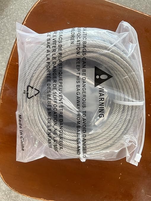 TooTaci 3/16" Stainless Steel Cable, 100ft Wire Rope - Image 9